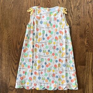 Colorful Balloon Print Dress